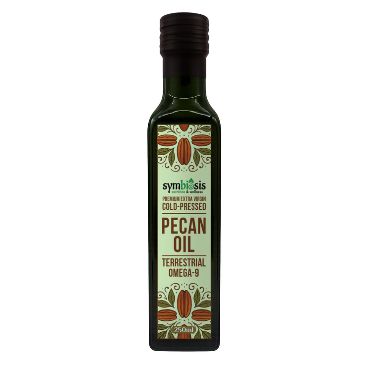 SYMBIOSIS l Extra Virgin Cold-Pressed Pecan Oil น้ำมันสกัดเย็น ถั่วพีแคน (100ml/250ml/500ml)