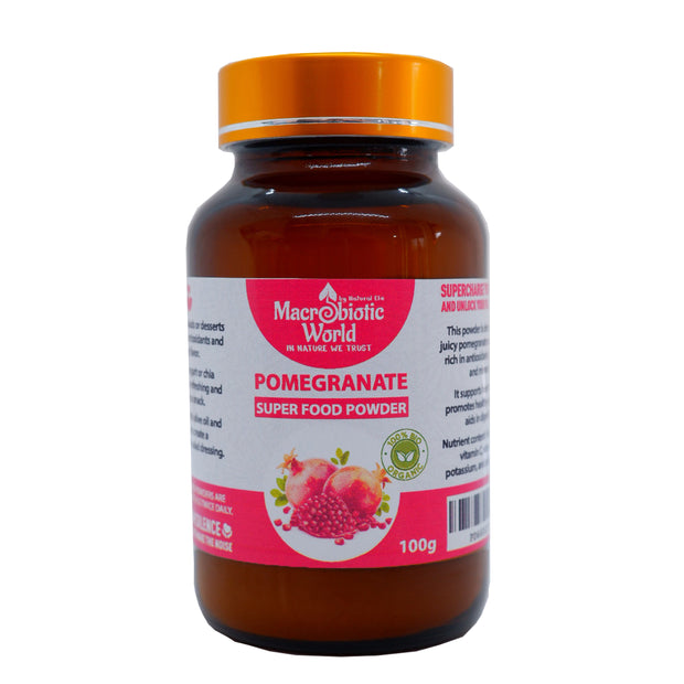 Organic-Bio Pomegranate Powder ผงทับทิม 100g