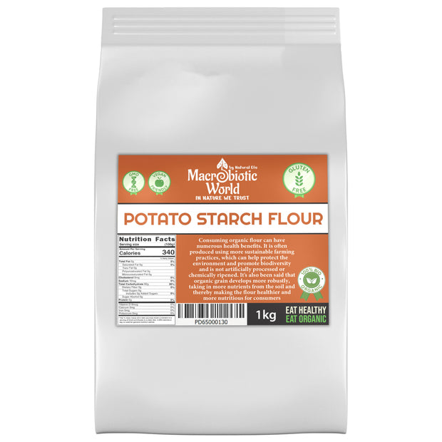 Organic-Bio Potato Starch Flour แป้งโปเตโต้ สตาร์ช (แป้งมันฝรั่ง)