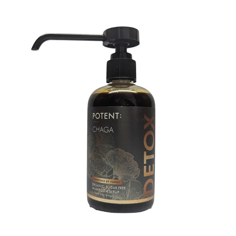 POTENT l Organic Sugar-Free CHAGA Mushroom Syrup 250ml