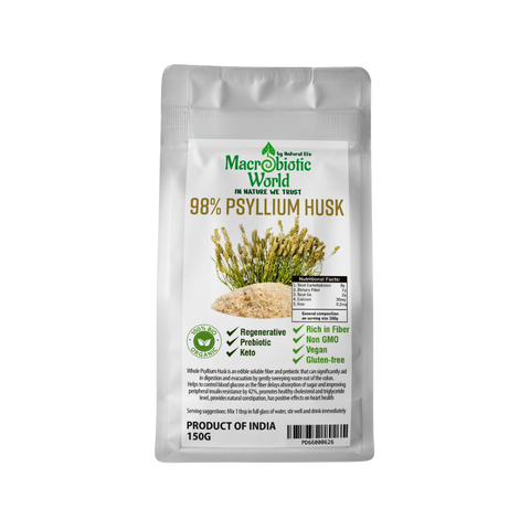 Organic/Bio | 98% Purity Psyllium Husk Purity