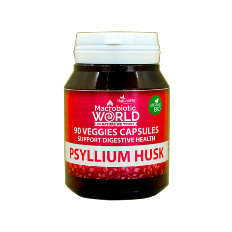 Psyllium Husk 90 Veggies Capsules 500mg / ไซเลียมฮัสค์แคปซูล