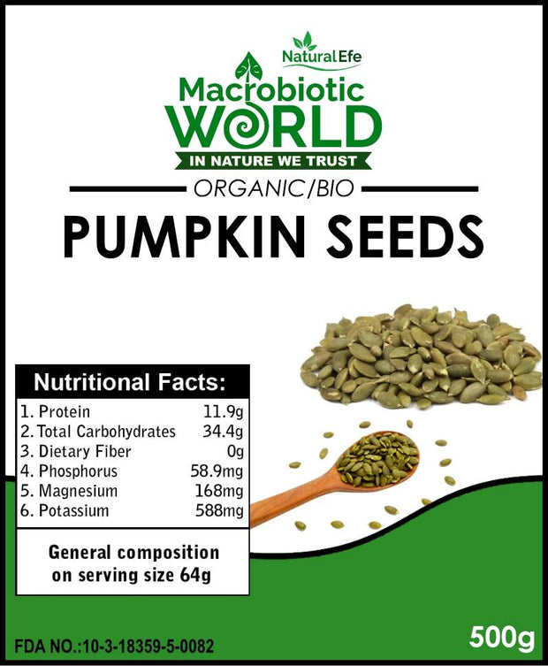 Organic/Bio Pumpkin Seeds