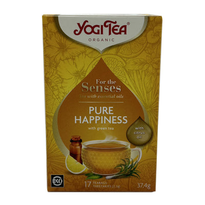 Yogi Tea Organic - PURE HAPPINESS with Citrus & Lemon Grass Essential Oils