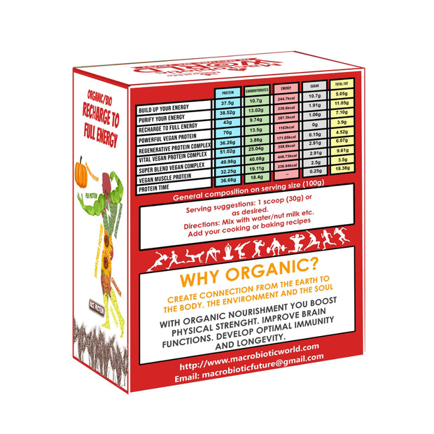Organic/Bio Vital Vegan Protein | Recharge to Full Energy