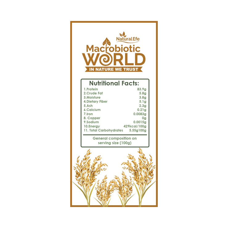 Organic/Bio Rice Protein 84% โปรตีนจากข้าว 500g