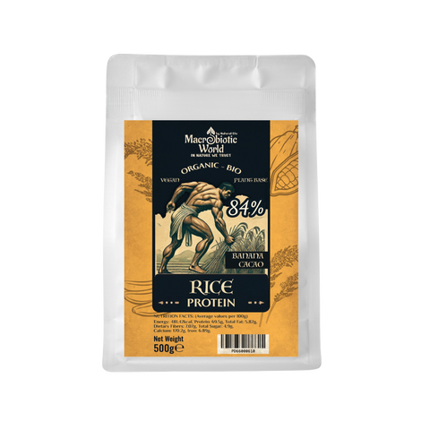 Organic/Bio | Probiotic Rice Protein 84% With Banana & Cacao