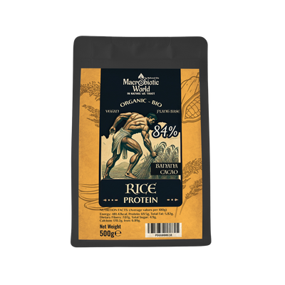 Organic/Bio | Probiotic Rice Protein 84% With Banana & Cacao