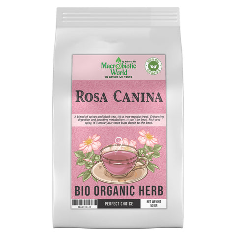 Organic-Bio Rosa Canina Herb Tea l ชาสมุนไพรผลกุหลาบป่า 50g