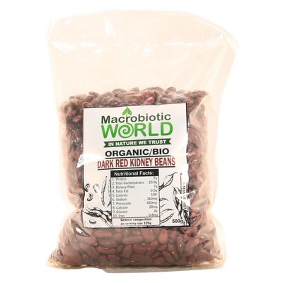 Dark Red Kidney Beans - Organic Bio
