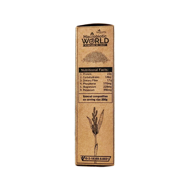 Organic/Bio Sticky Millet Hulled Grains