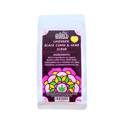 Organic/Bio | Lavender Black Cumin & Hemp Scrub