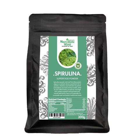 Organic/Bio Spirulina Powder ผงสาหร่ายสไปรูลิน่า (100g/300g/1Kg)