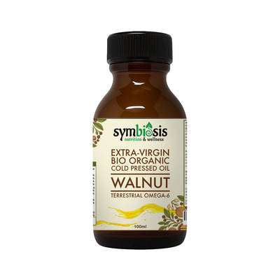 Symbiosis l Organic/Bio Extra Virgin Cold Pressed Walnut Oil น้ำมันวอลนัท สกัดเย็น (100ml/250ml/500m)