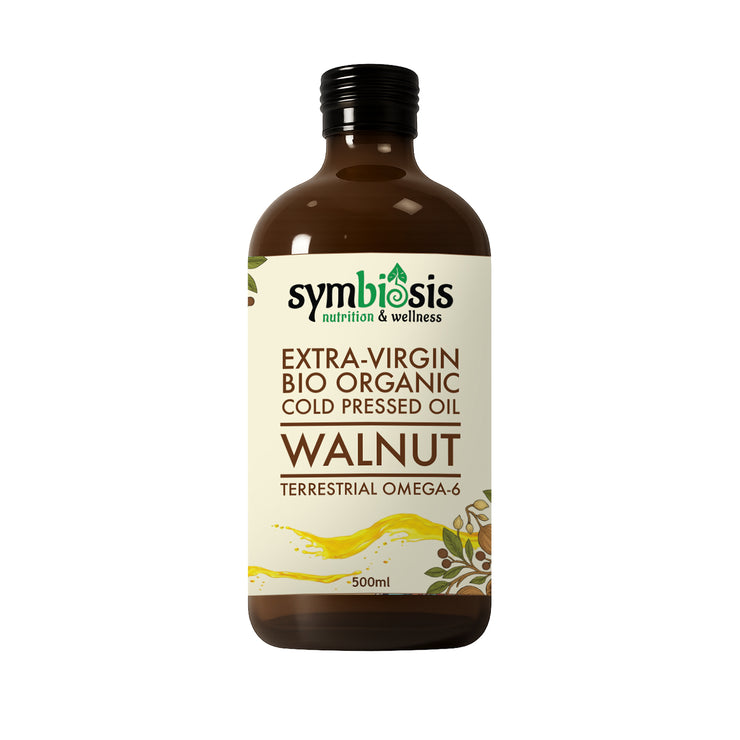 Symbiosis l Organic/Bio Extra Virgin Cold Pressed Walnut Oil น้ำมันวอลนัท สกัดเย็น (100ml/250ml/500m)