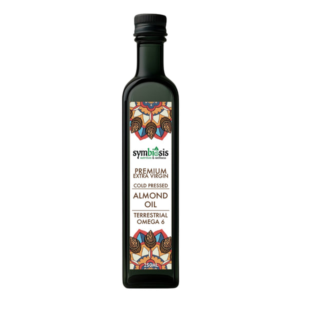 Symbiosis l Premium Extra Virgin Cold-Pressed Almond Oil