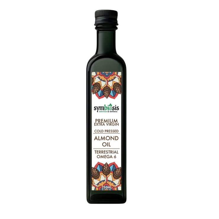 Symbiosis l Premium Extra Virgin Cold-Pressed Almond Oil