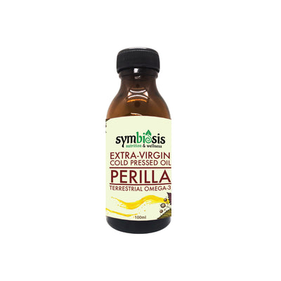 Symbiosis l Premium Extra Virgin Cold-Pressed Perilla Oil น้ำมันงาม้อนสกัดเย็น (100ml / 250ml)