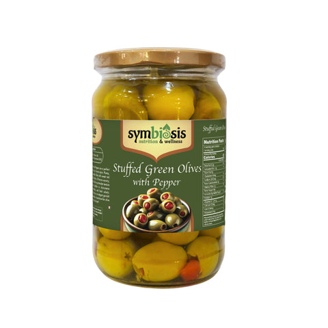 Symbiosis | Stuffed Green Olive with Pepper 660g