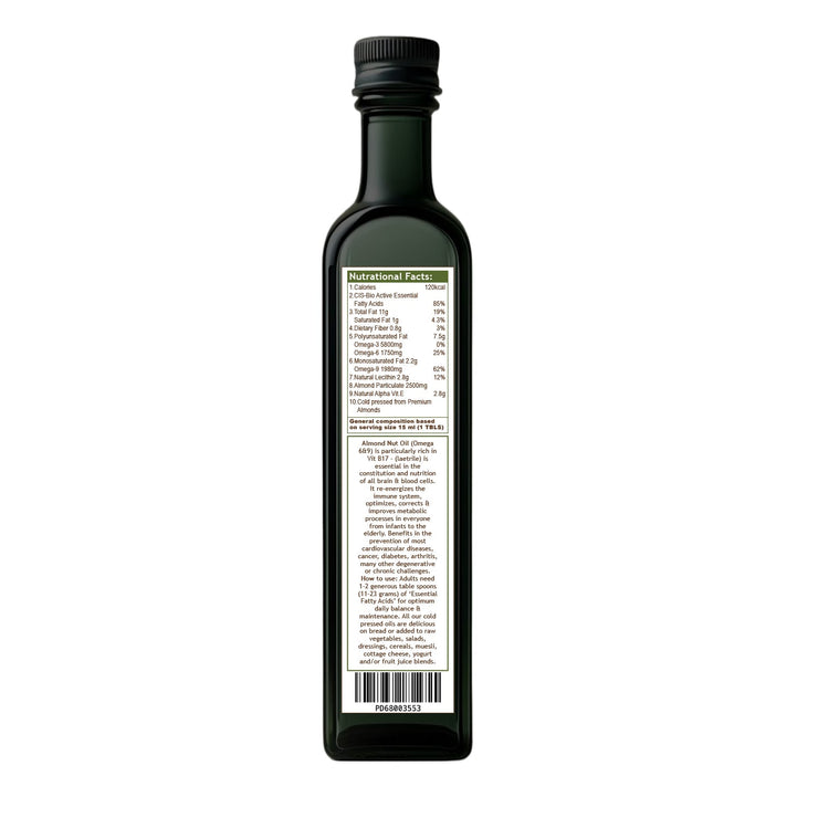 Symbiosis l Premium Extra Virgin Cold-Pressed Almond Oil