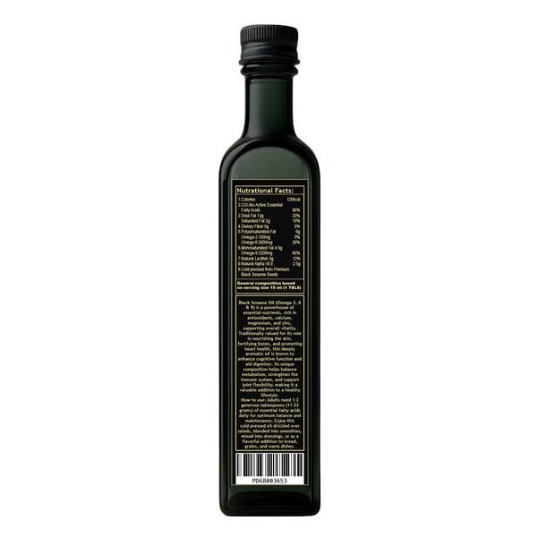 SYMBIOSIS | Extra Virgin Cold Pressed Black Sesame Seeds Oil