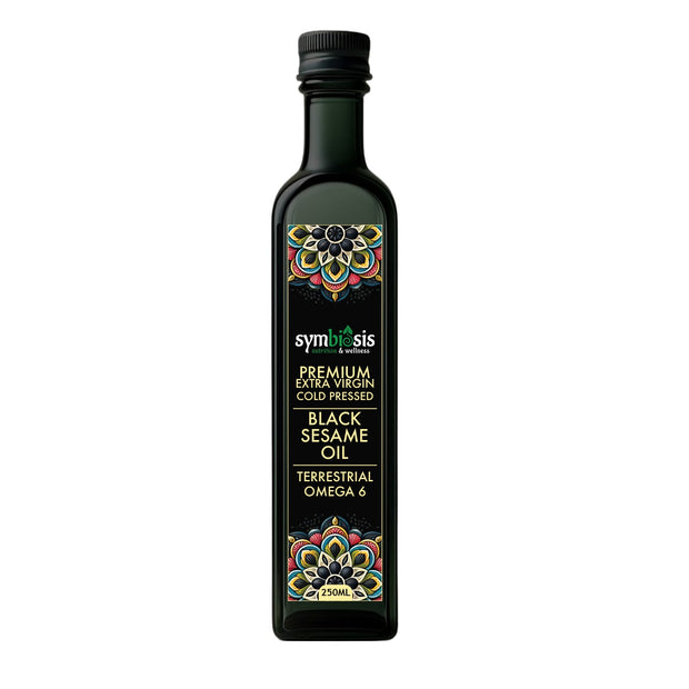 SYMBIOSIS | Extra Virgin Cold Pressed Black Sesame Seeds Oil