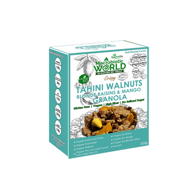 Organic/Bio Crispy Tahini Walnuts Granola