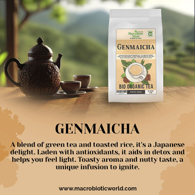Organic-Bio Genmaicha Tea ชาเก็นไมฉะ
