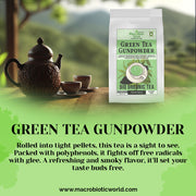 Organic-Bio Green Tea Gun Powder Herb Tea 50g