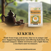 Organic-Bio Kukicha Herb Tea ชาคูคิชะ 50g