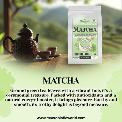 Organic-Bio Matcha Herb Tea มัทฉะ กรีนที 50g