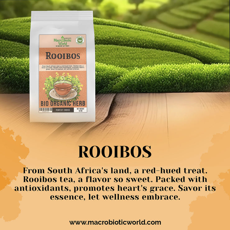 Organic-Bio Rooibos Herb Tea ชาสมุนไพร รอยบอส 50g