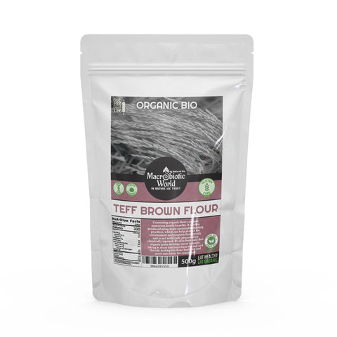 Organic-Bio Teff Brown Flour แป้ง Teff สีน้ำตาล