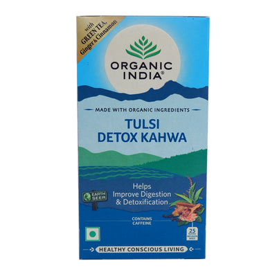 Organic India | Tulsi Detox Kahwa | 25 Tea Bags
