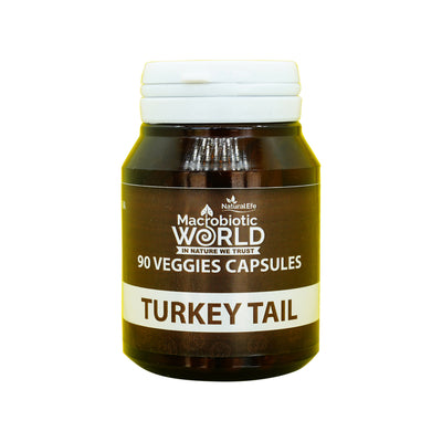 Natural Efe/ Turkey Tail 90 Veggies Capsules 500mg / เห็ดหางไก่งวงแคปซูล