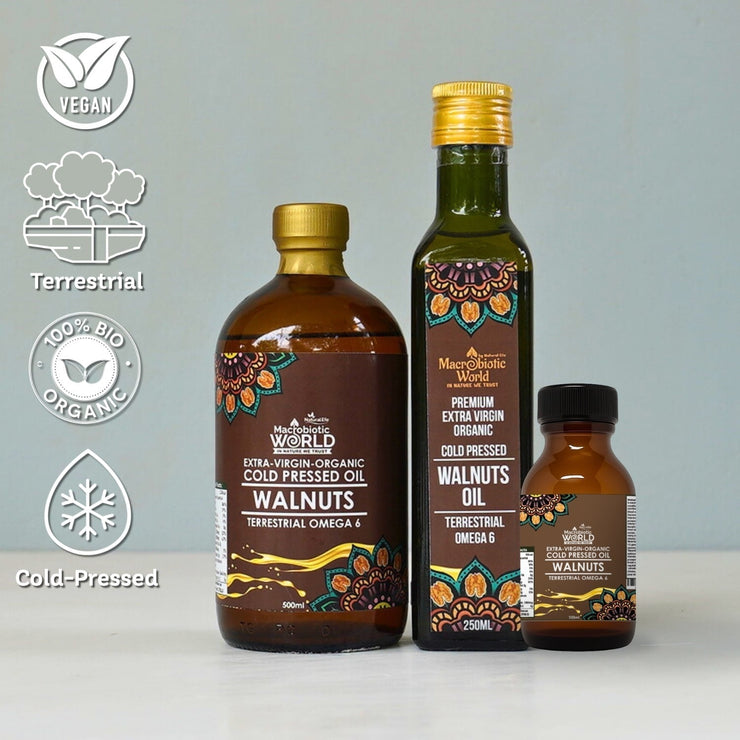 Organic/Bio | Extra Virgin Cold Pressed Walnut Oil