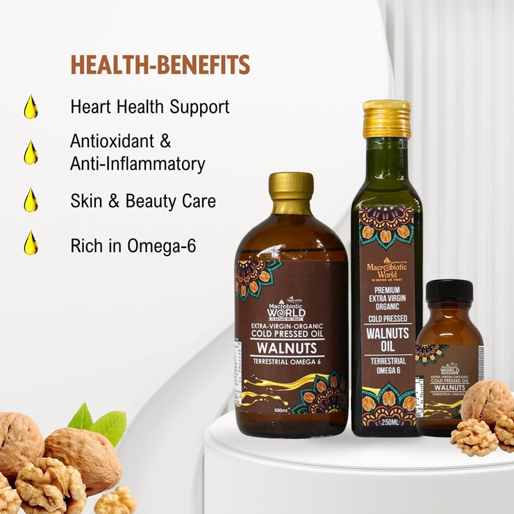 Organic/Bio | Extra Virgin Cold Pressed Walnut Oil