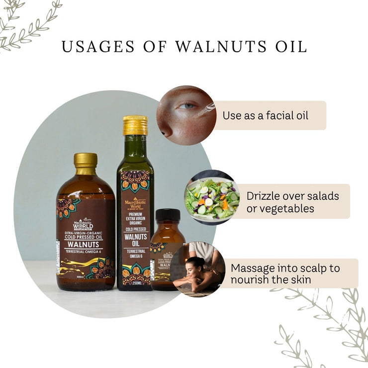 Organic/Bio | Extra Virgin Cold Pressed Walnut Oil