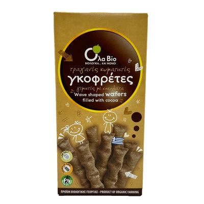 Organic-Bio Crispy Wafer Sticks Cocoa คริสปี้ เวเฟอร์ ช็อคโกแลต
