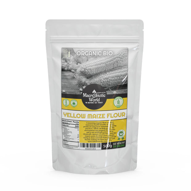 Organic-Bio Yellow Maize Flour แป้งข้าวโพด