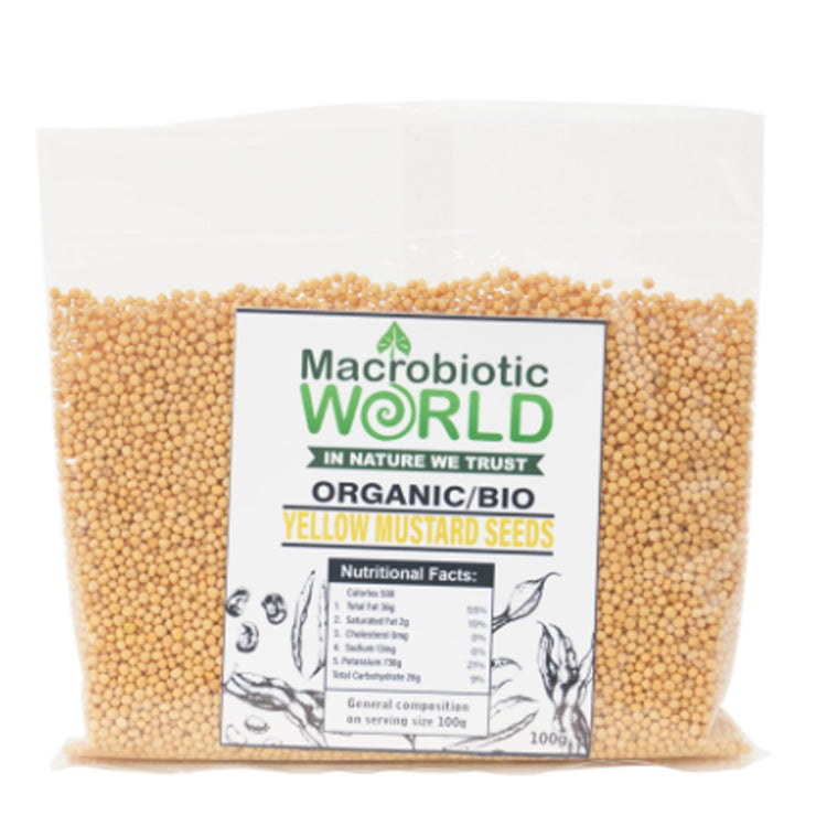 Organic/Bio Yellow Mustard Seeds