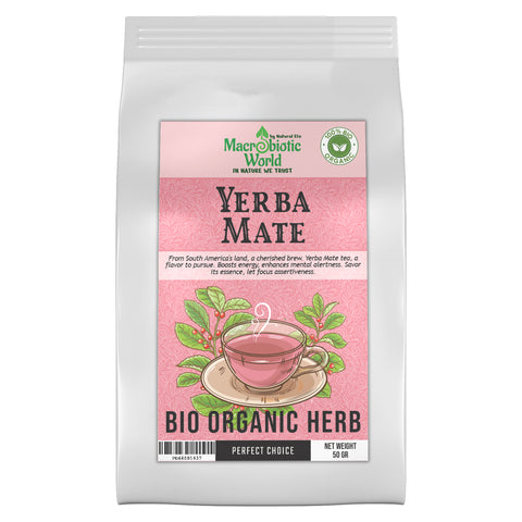 Organic-Bio Yerba Mate Herb Tea ชาเยอร์บา เมต ออร์แกนิค 50g