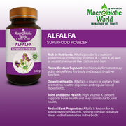 Organic-Bio Alfalfa Powder 100g