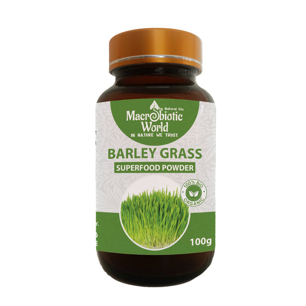 Organic / Bio Barley Grass Powder | ผงใบอ่อนข้าวบาร์เลย์ 100g