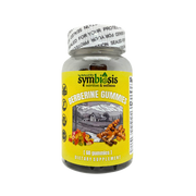 Bottle of Symbiosis Herberine Gummies dietary supplement on a white background