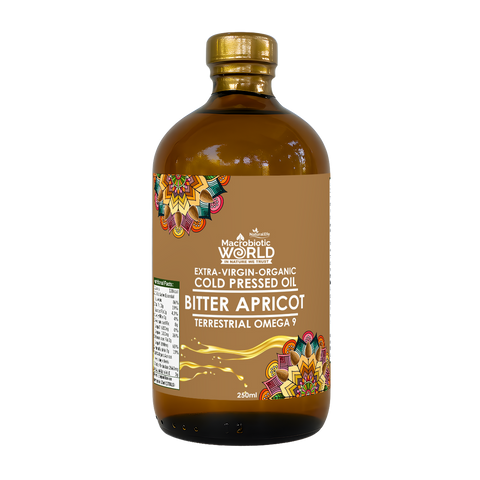 Organic/Bio | Extra Virgin Cold Pressed Bitter Apricot Kernels Oil