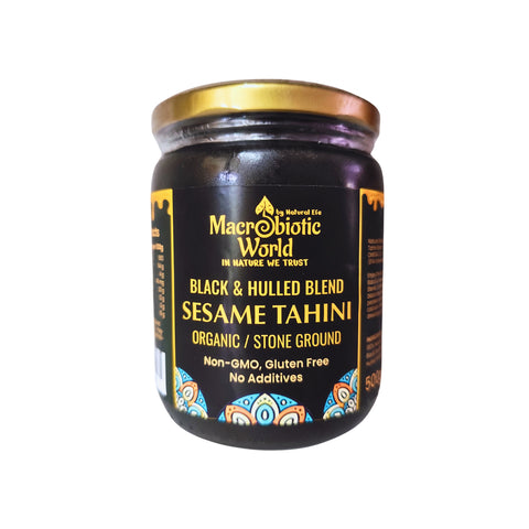 ORGANIC/BIO BLACK & HULLED SESAME SEED TAHINI BLEND