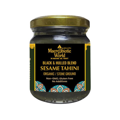 ORGANIC/BIO BLACK & HULLED SESAME SEED TAHINI BLEND