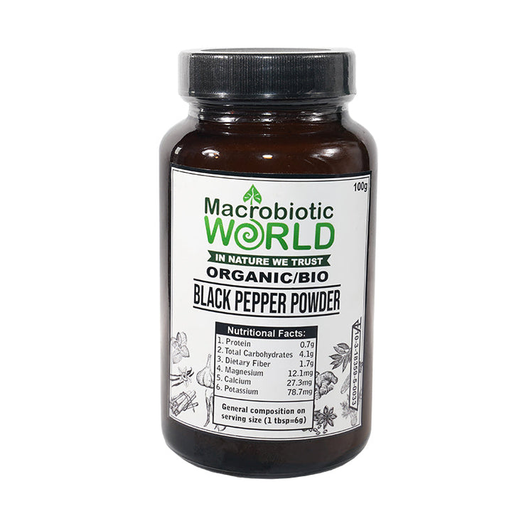 Organic/Bio Black Pepper Powder