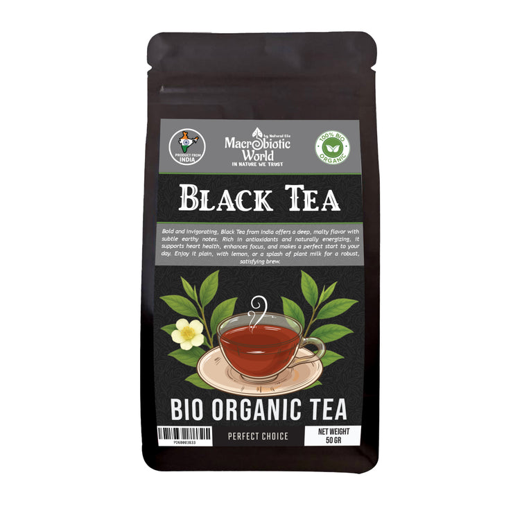 Organic/Bio Black Tea 50g ชาดำออร์แกนิค ช่วยต้านอนุมูลอิสระ